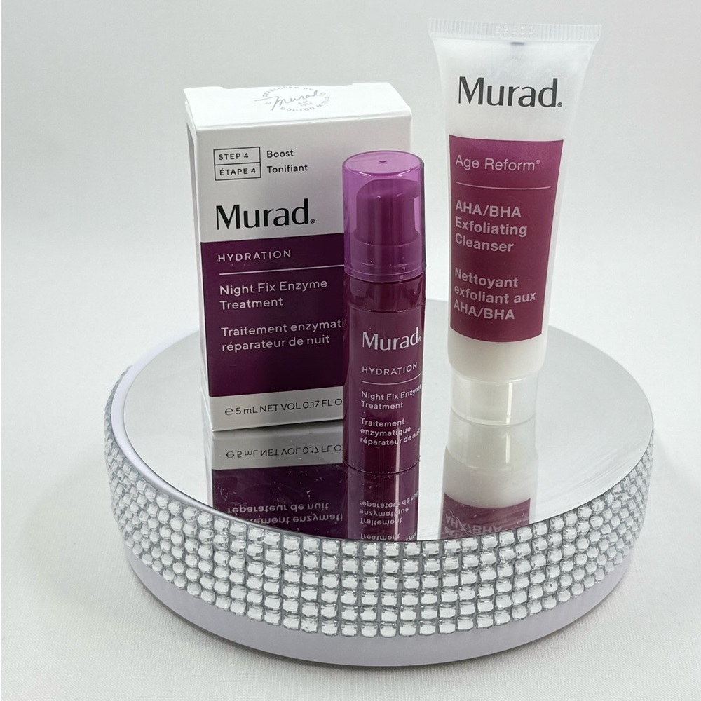 Murad Hydration & Age Reform Skincare Set - AHA/BHA Exfoliating New